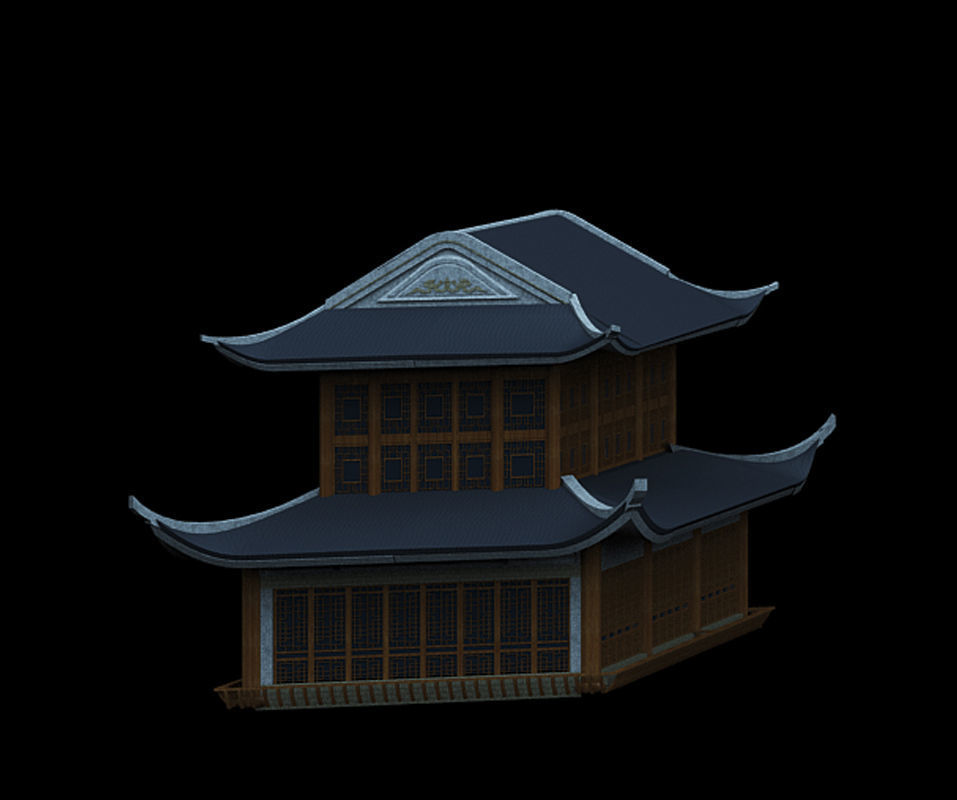 Ancient Chinese Architecture 01 3D model_15
