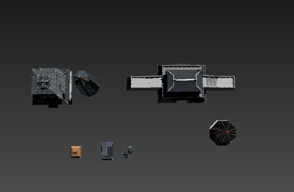 Ancient Chinese Architecture 01 3D model_22