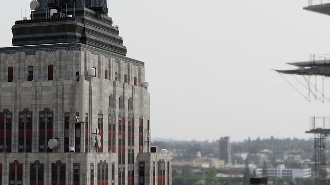The Empire State Building Low-poly 3D model 5