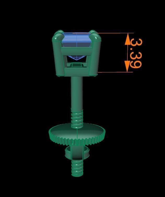 SQUARE EMERALD CUT 4 PRONG SOLITAIRE EARRING Mix Size 3D print model_11
