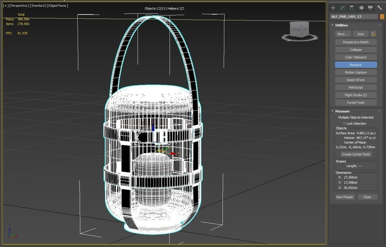 Firefly Lamp De Padova 3D model_6