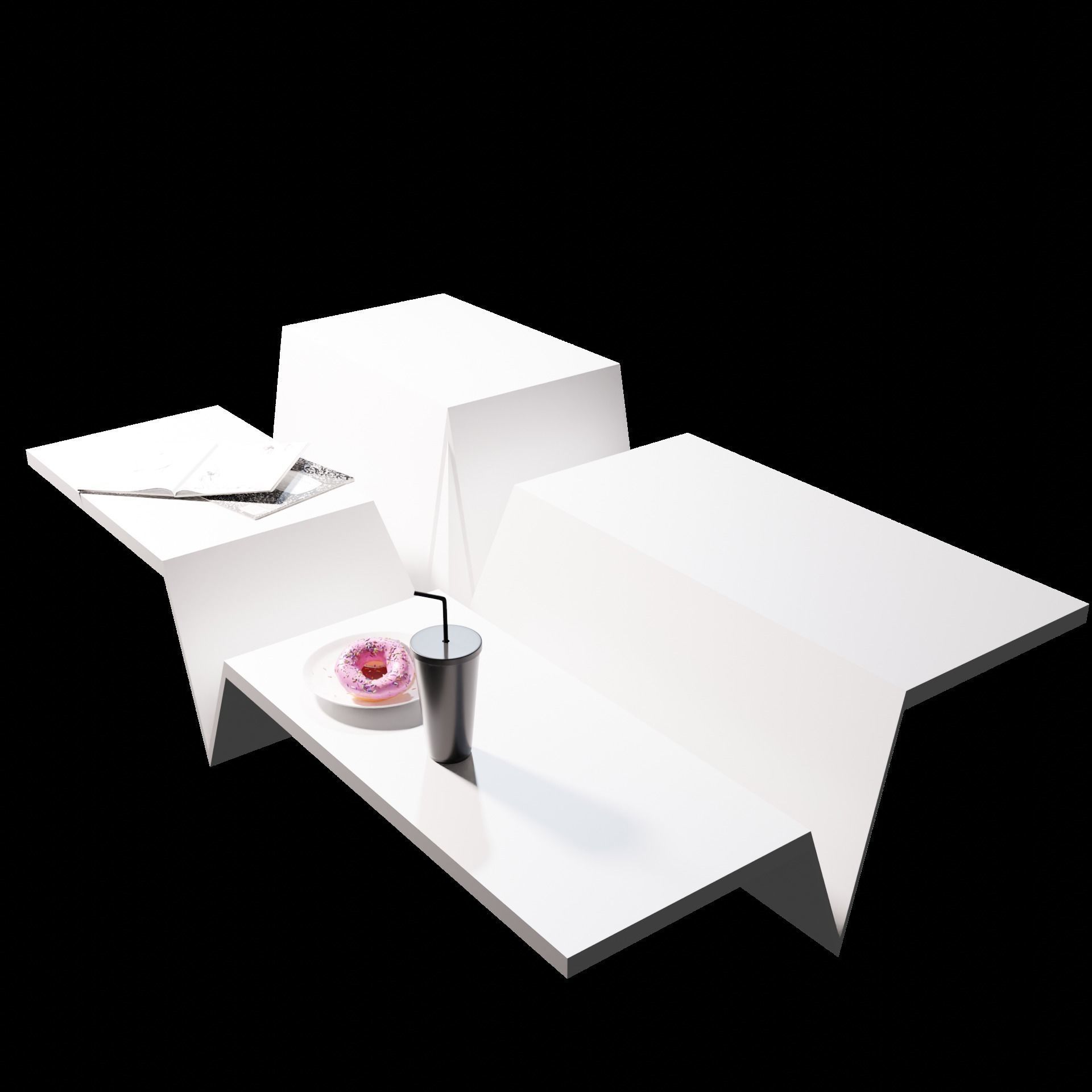 coffee table Free 3D model_1