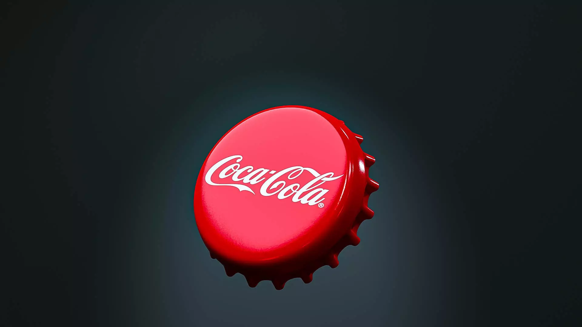 Coca-Cola Bottle Cap 3D model_0