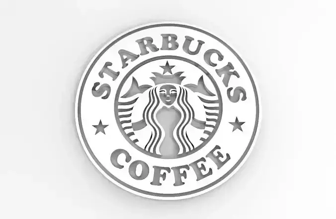logos - Star-bucks 3D print model
