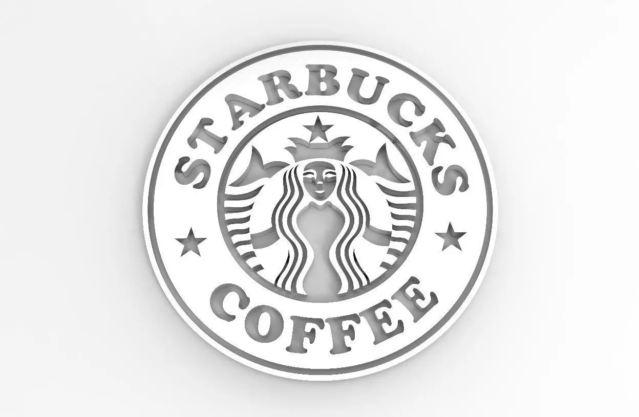 logos - Star-bucks 3D print model