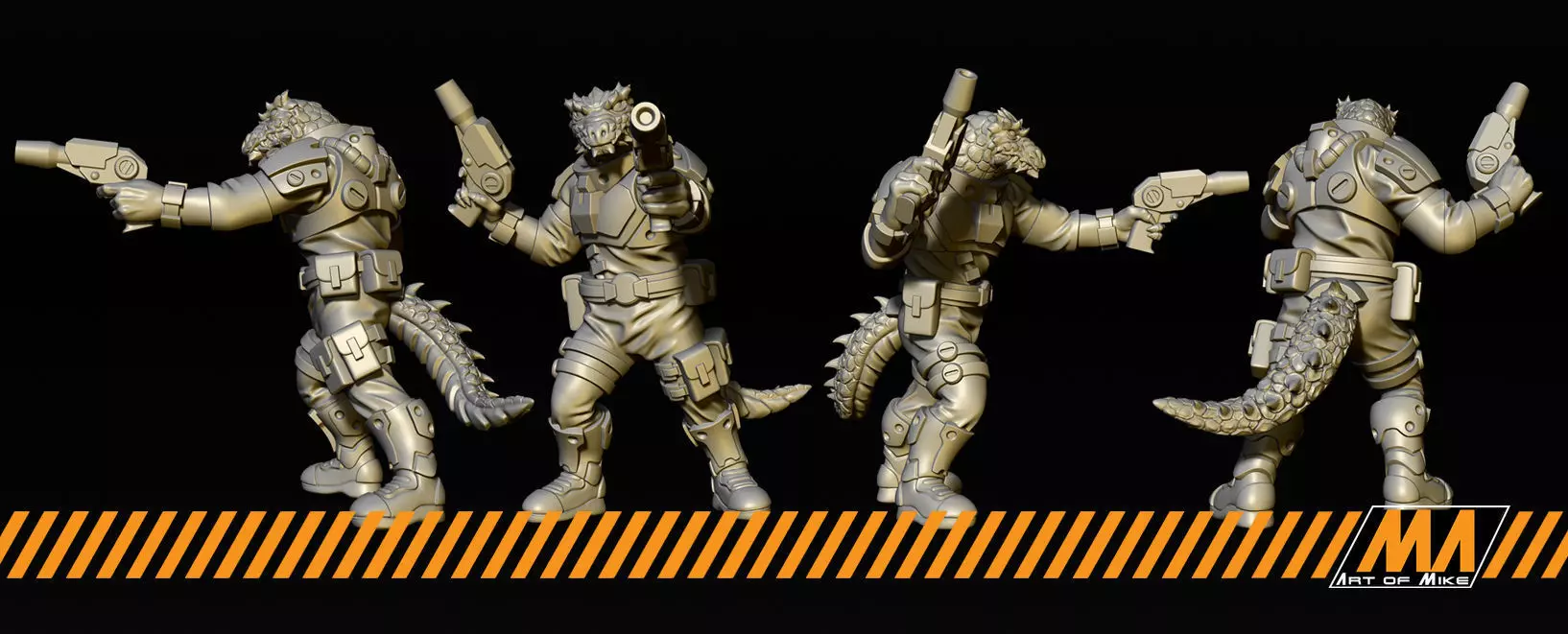 Draconians 3D print model
