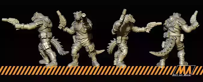 Draconians  3D print model