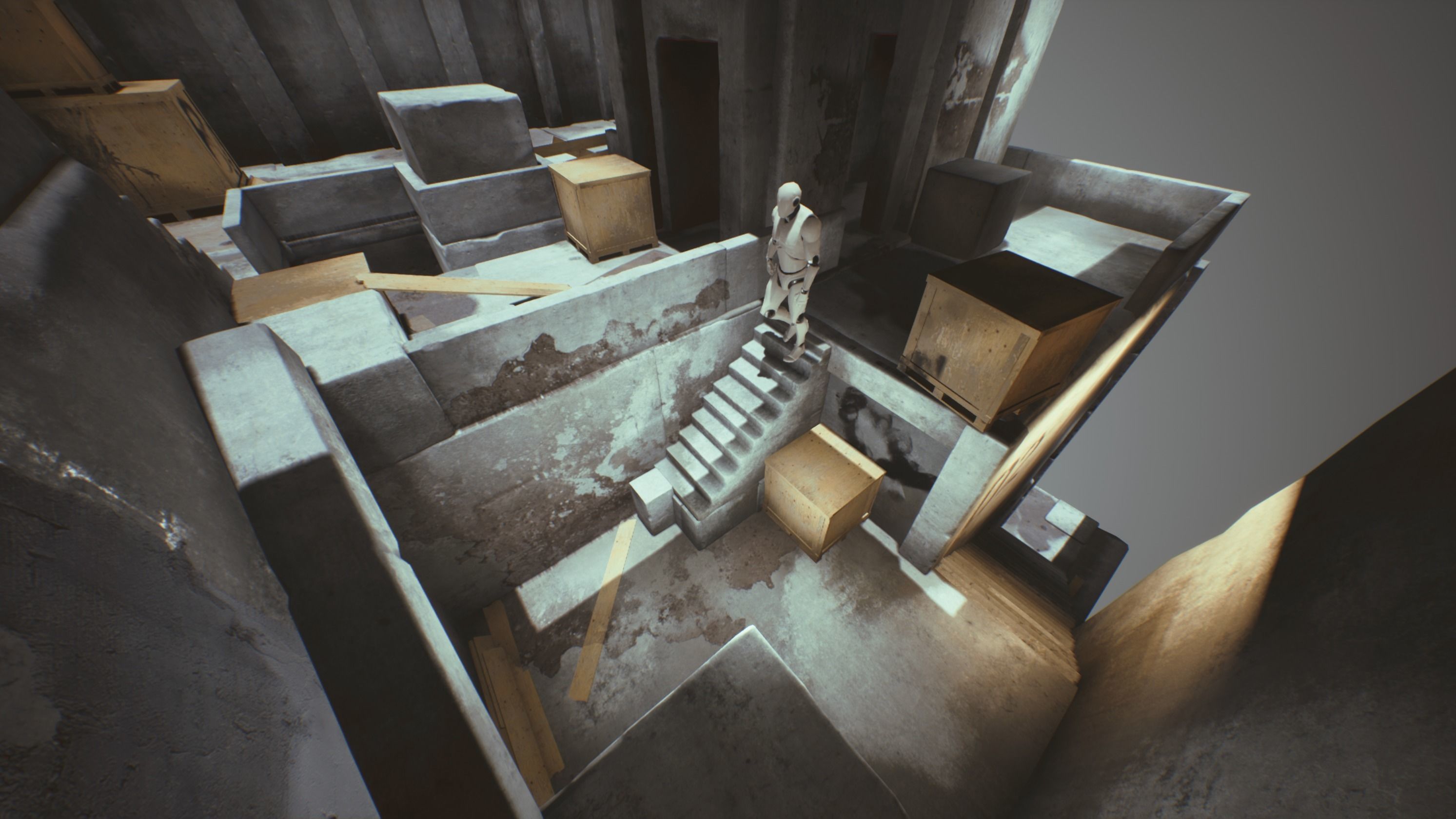 Easy Urban Concrete Kit - Unreal Engine Asset Pack Low-poly 3D model_4