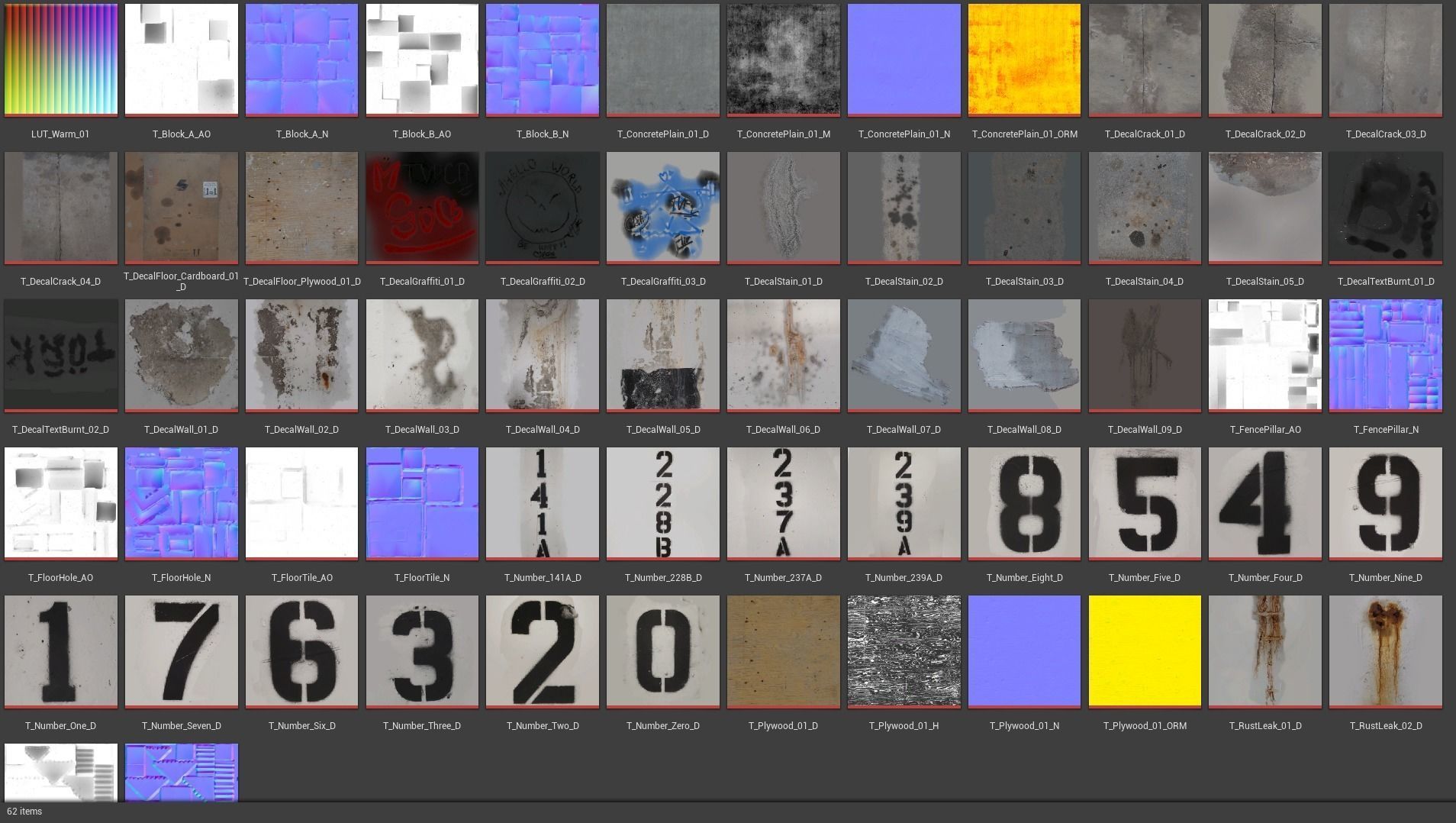 Easy Urban Concrete Kit - Unreal Engine Asset Pack Low-poly 3D model_19