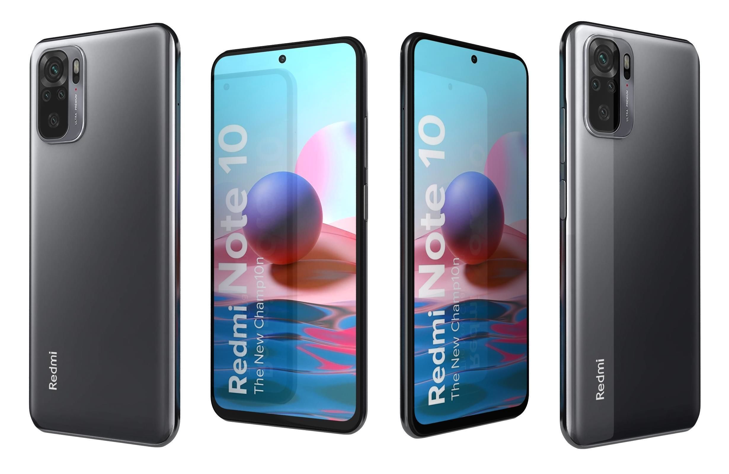 Xiaomi Redmi Note 10 All Colors 3D model_14