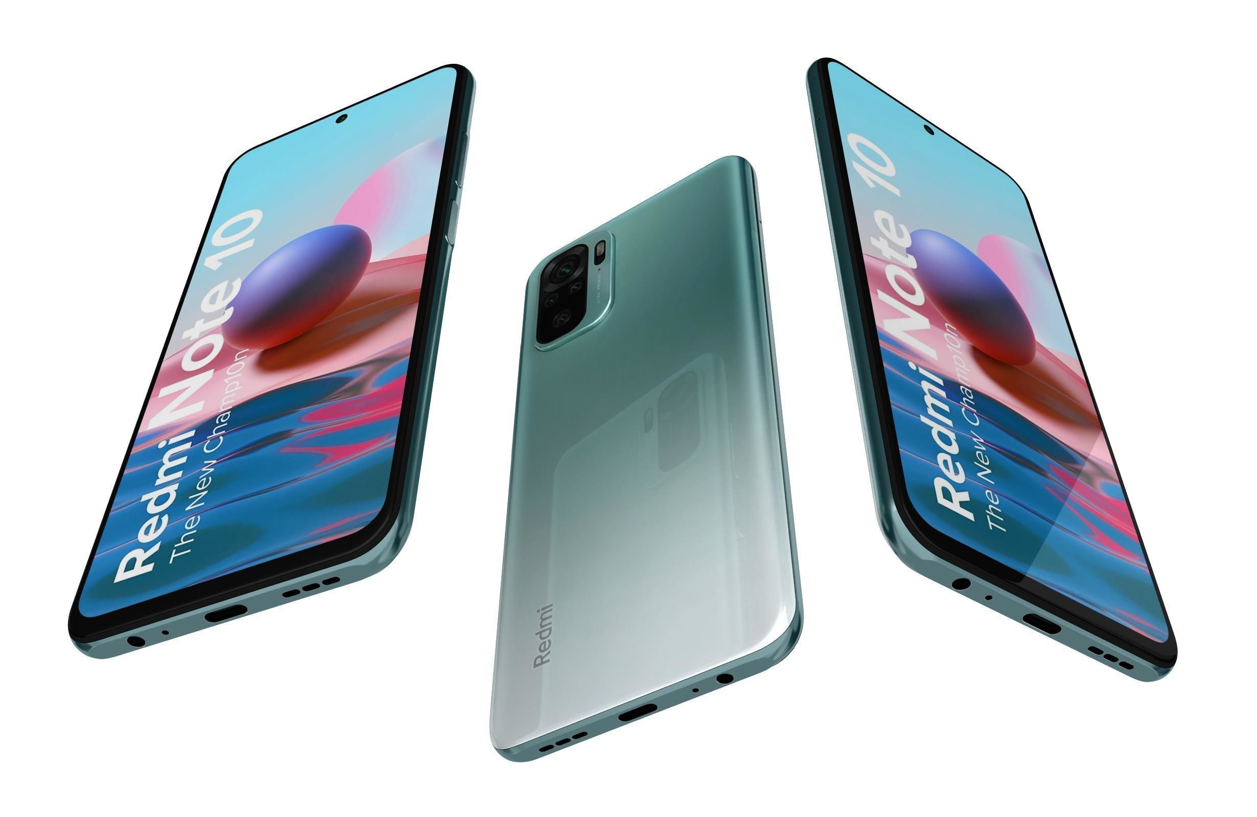 Xiaomi Redmi Note 10 All Colors 3D model_9