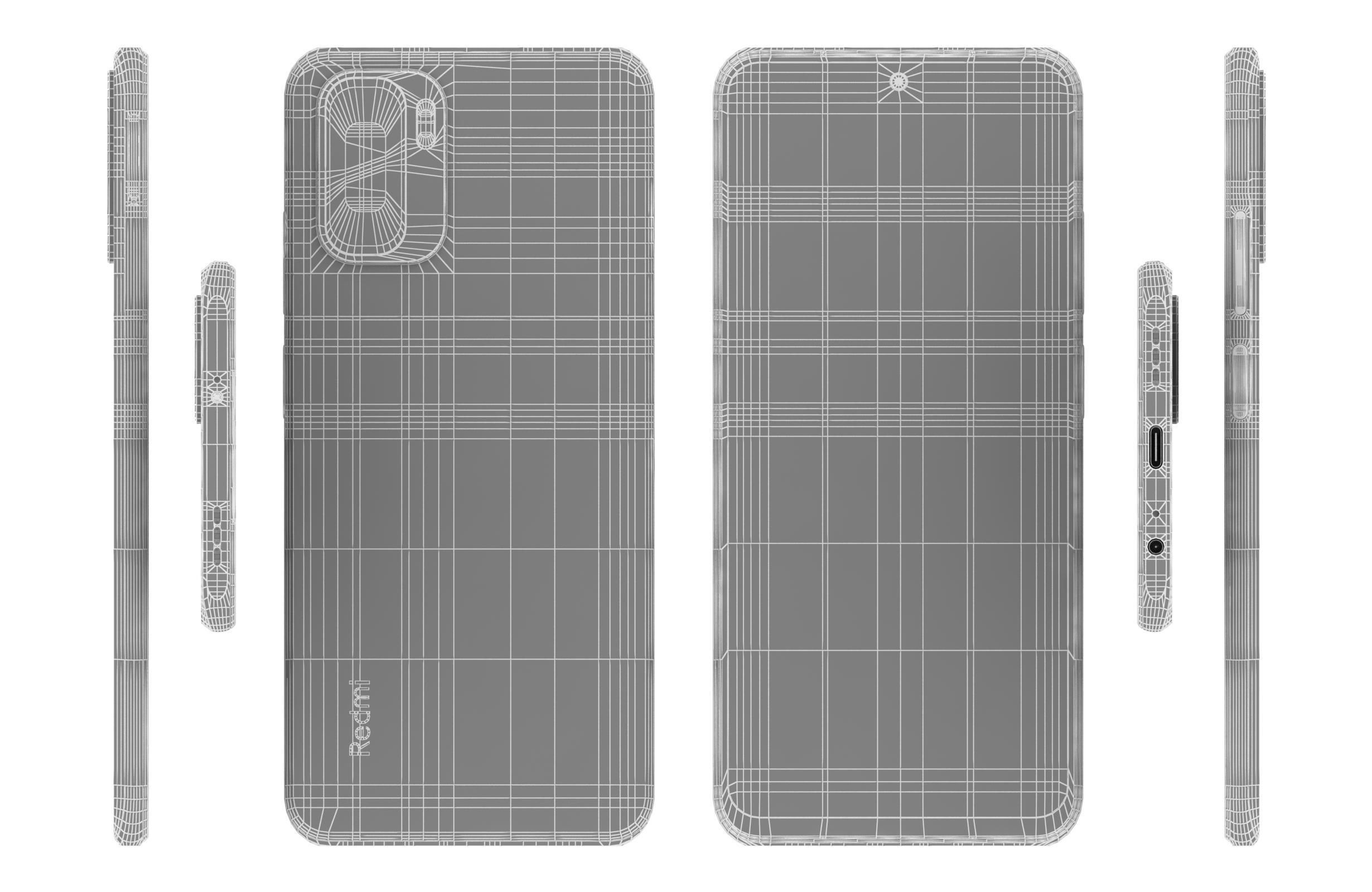 Xiaomi Redmi Note 10 All Colors 3D model_30