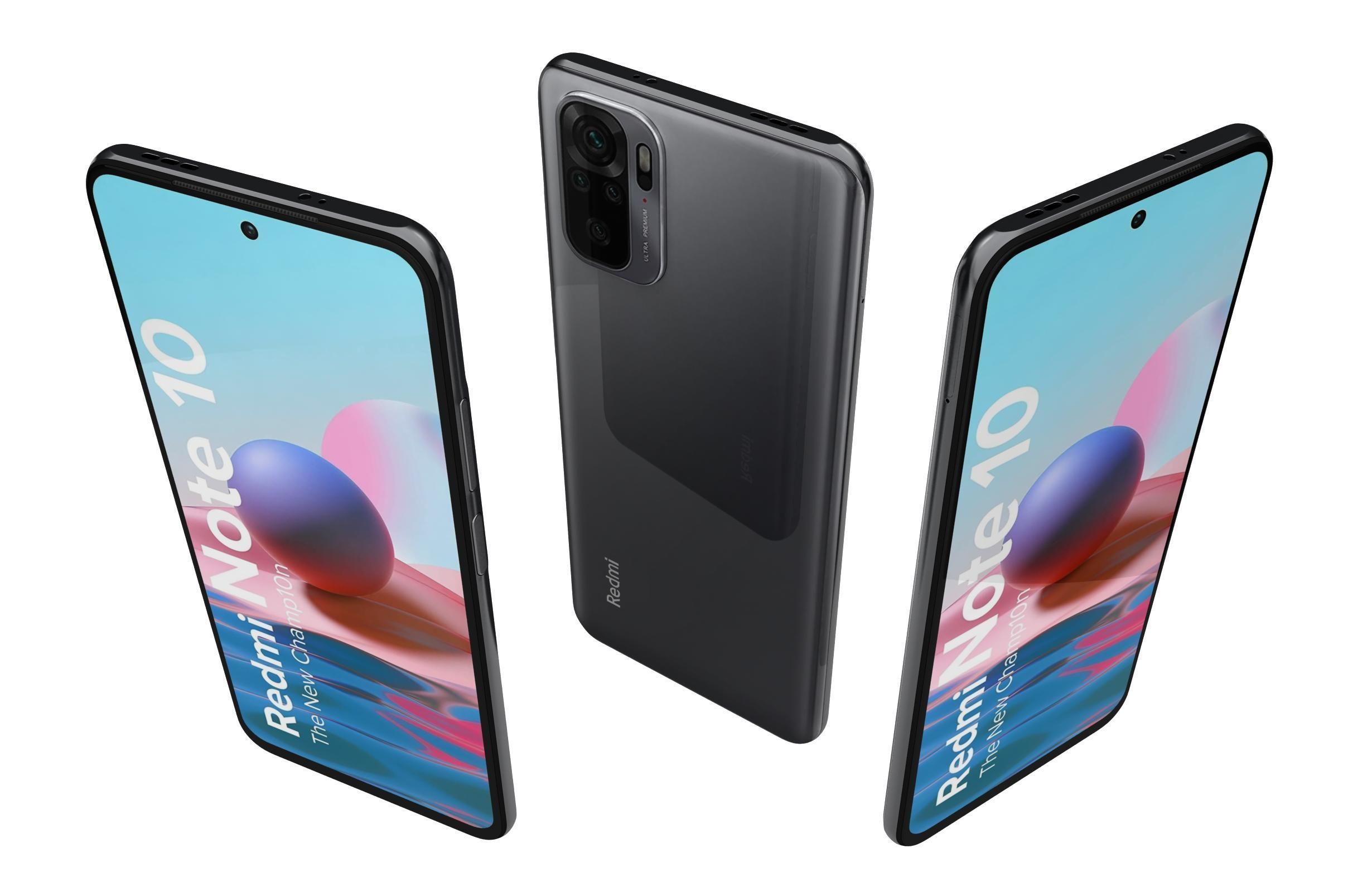 Xiaomi Redmi Note 10 All Colors 3D model_8