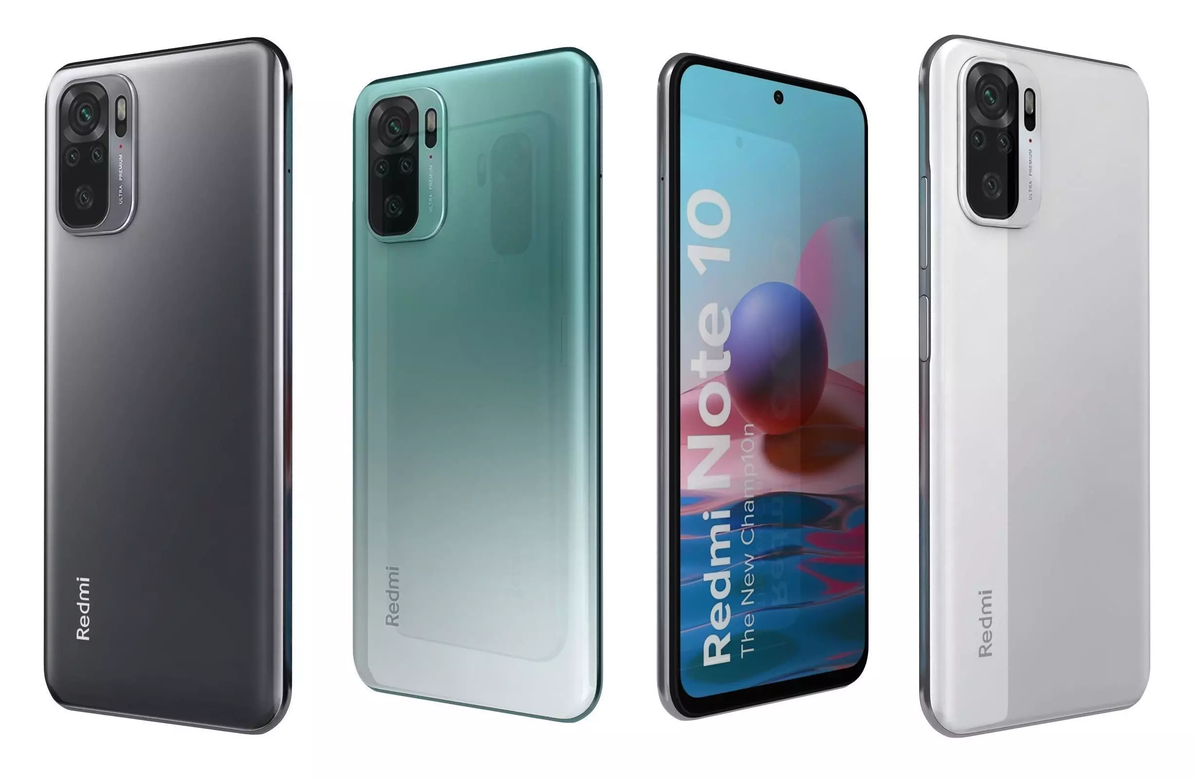 Xiaomi Redmi Note 10 All Colors 3D model_0