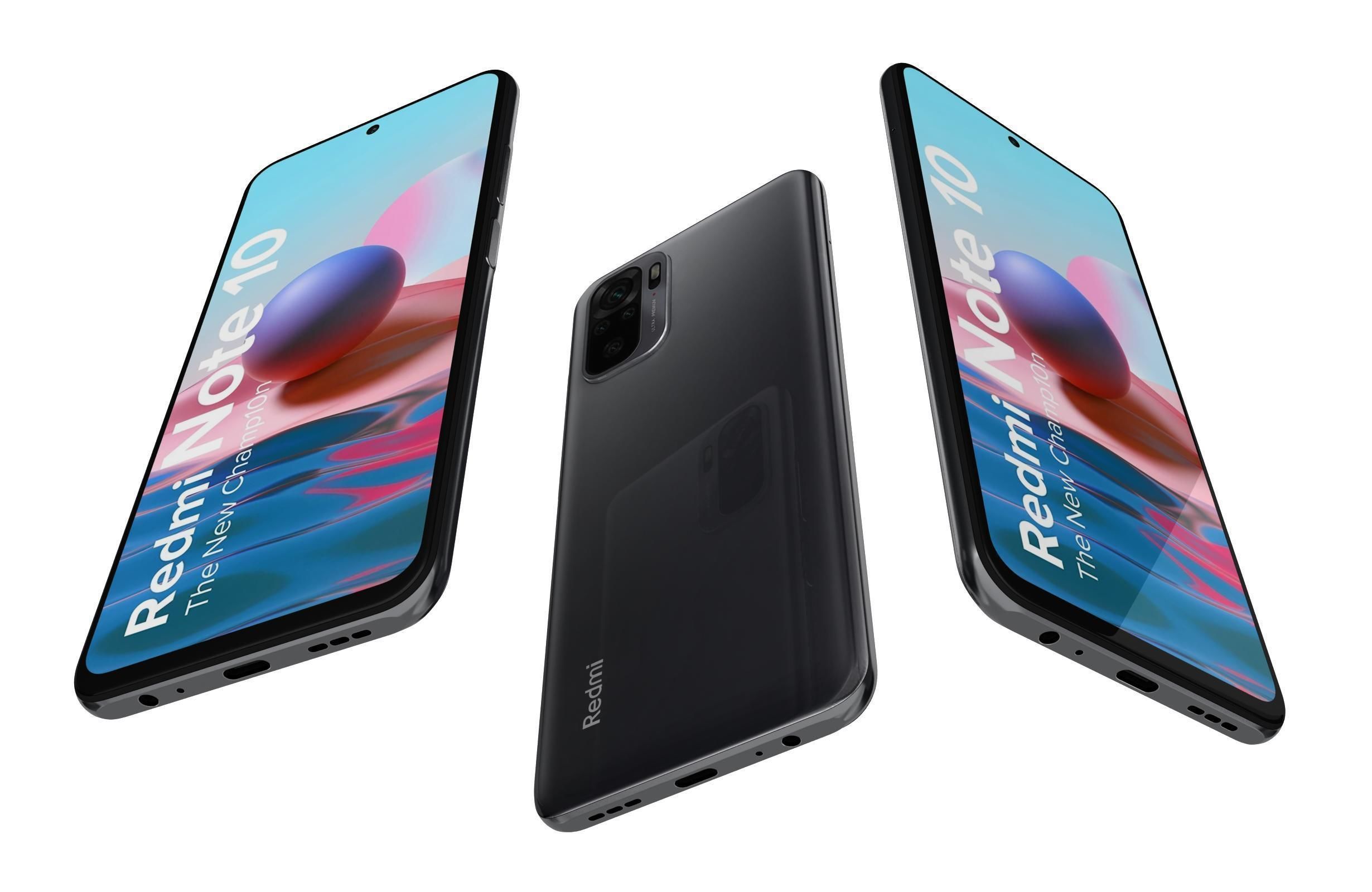 Xiaomi Redmi Note 10 All Colors 3D model_11