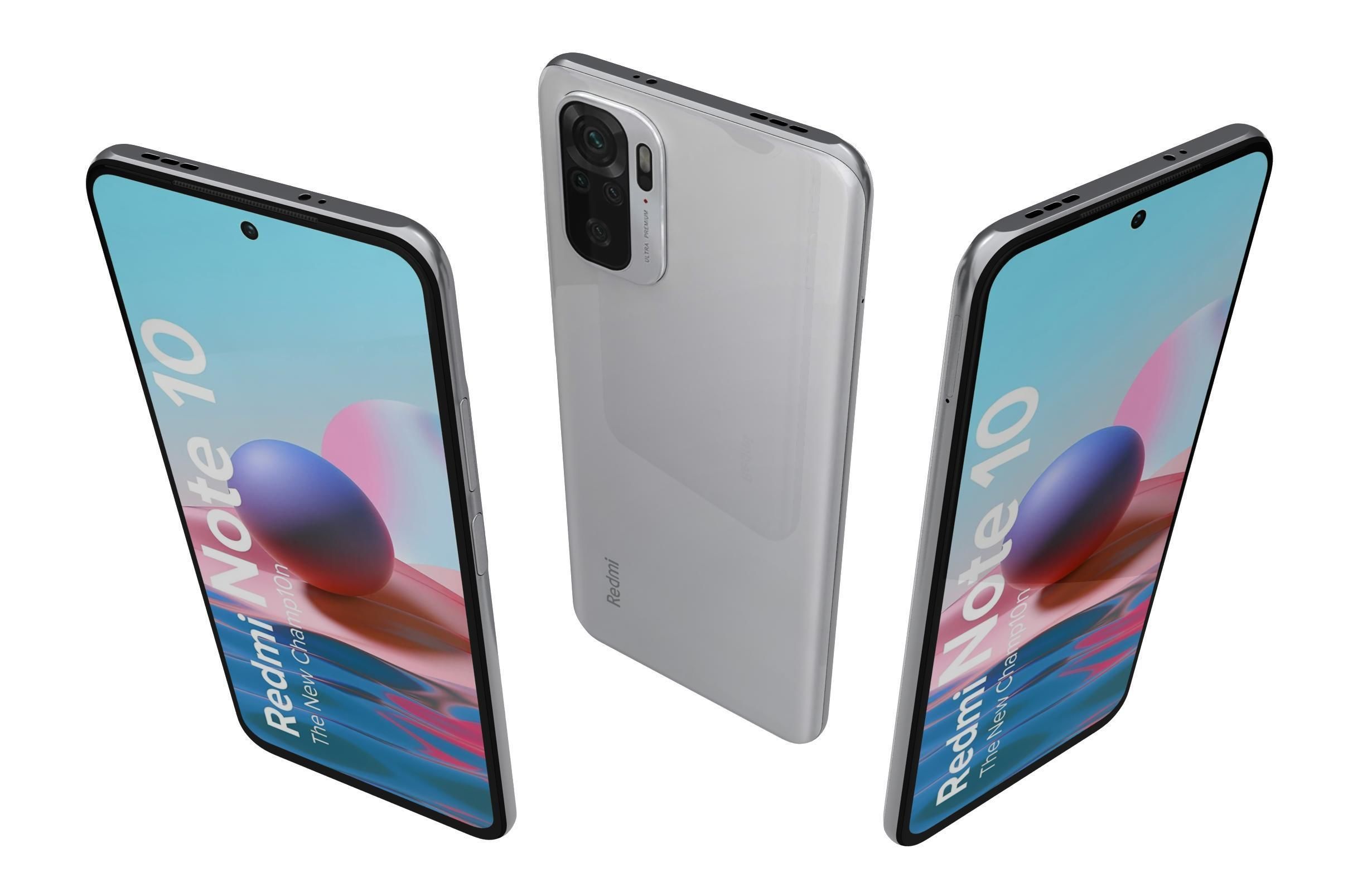 Xiaomi Redmi Note 10 All Colors 3D model_7