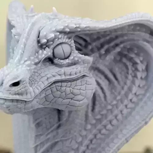 Snake Dragon bust 