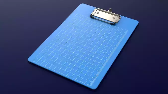 Clipboard with wall hanger