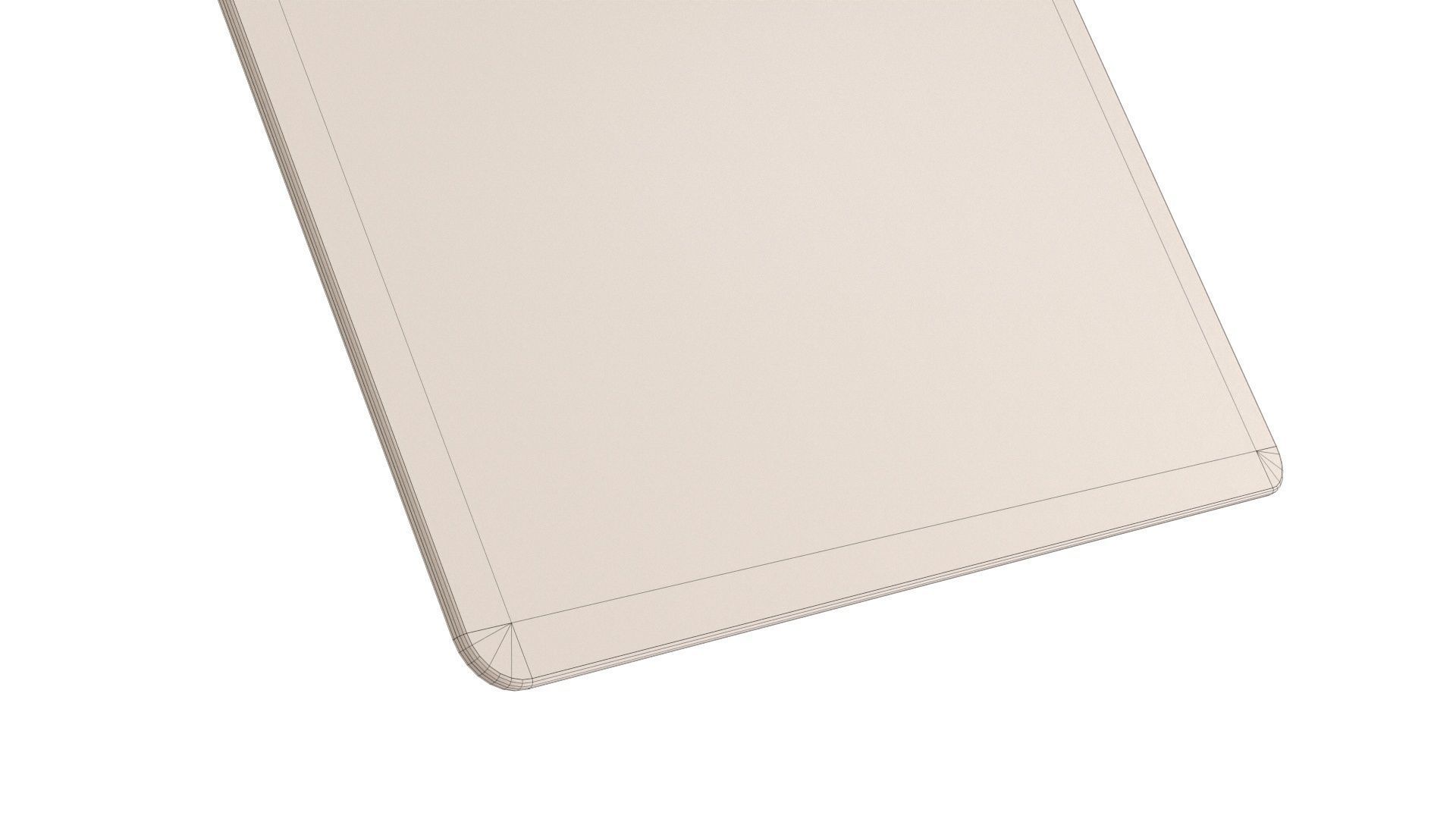 Clipboard with wall hanger Low-poly 3D model_17