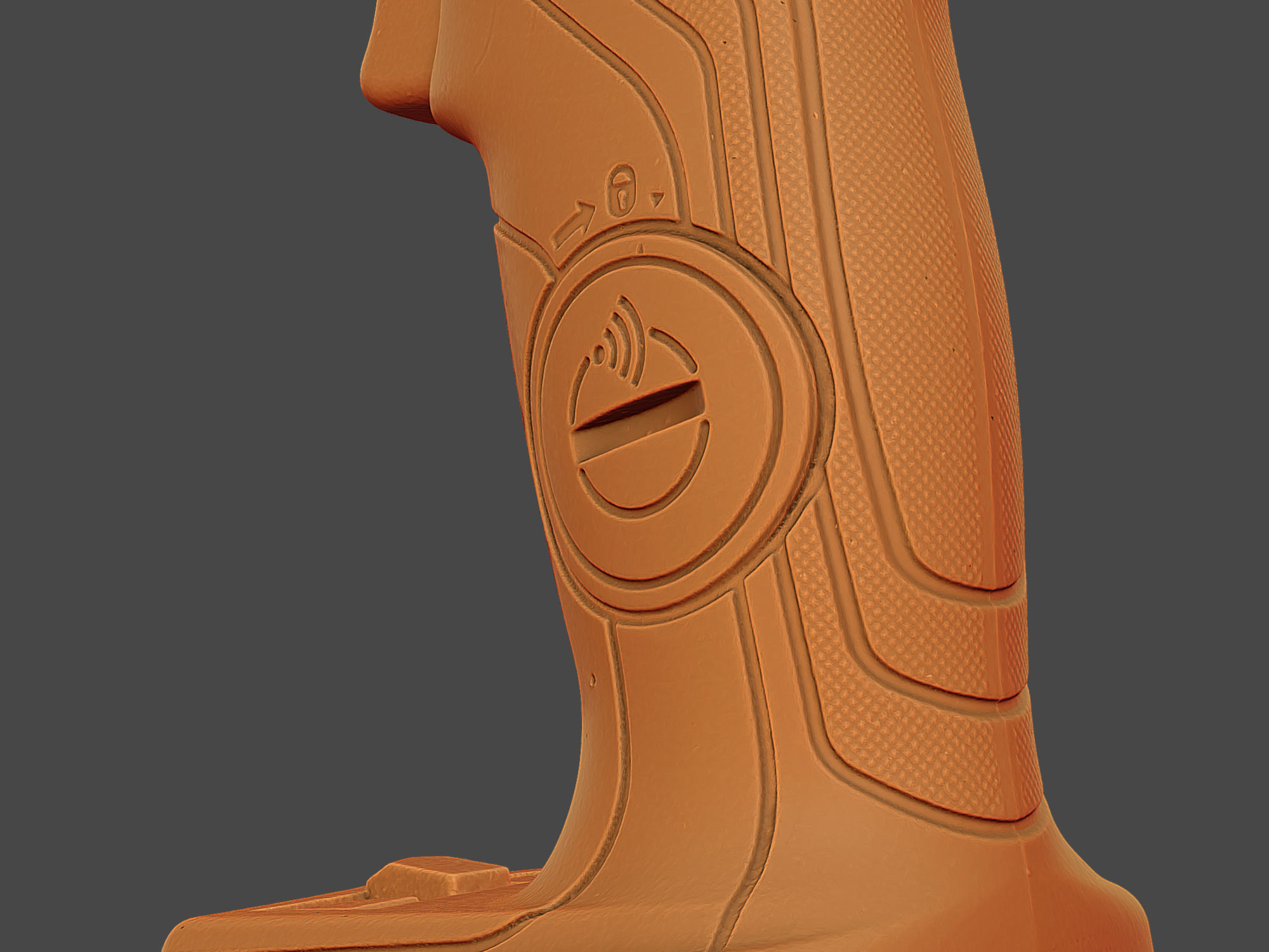 Bosch GDX 18V-200 C Cordless Wrench RAW Scan 3D model_18