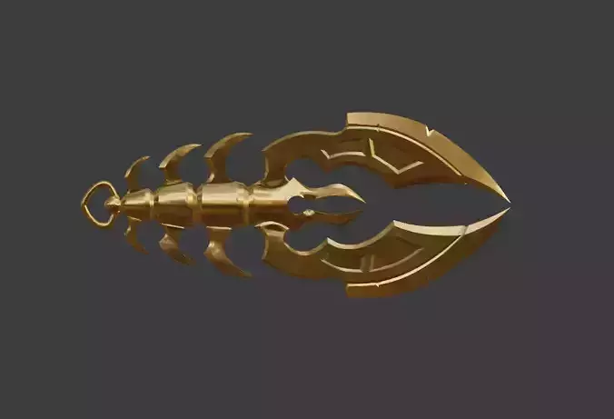 Scorpion kunai from Mortal Kombat 11 - Grandmaster Fury 3D print model