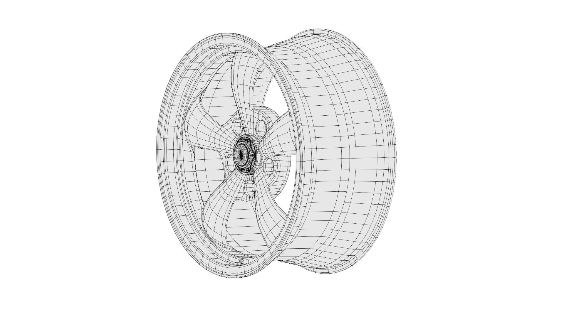 American Racing Torq Thrust 3D model_10
