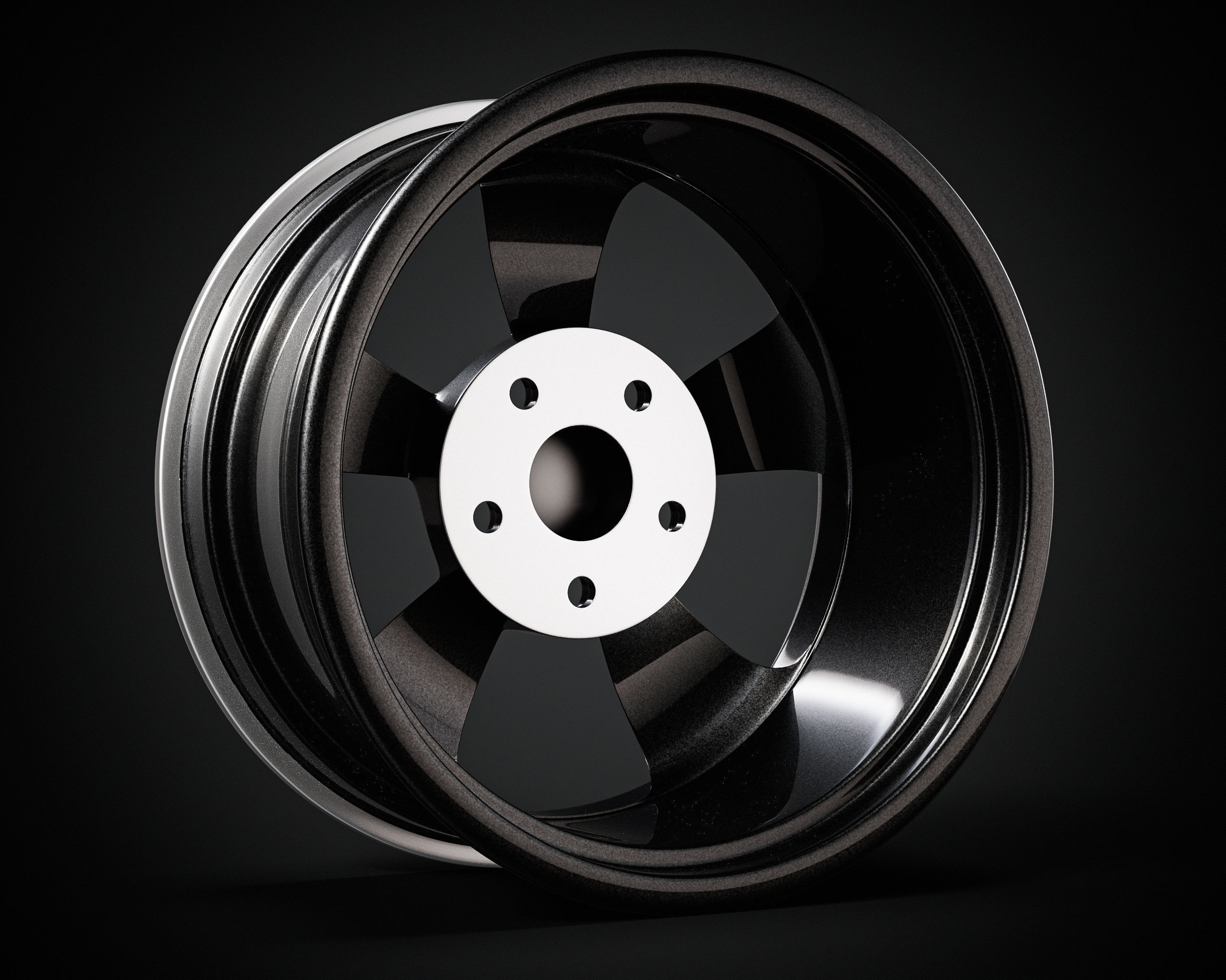 American Racing Torq Thrust 3D model_4