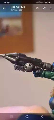 40K Primaris Grappling Bolter 3D print model