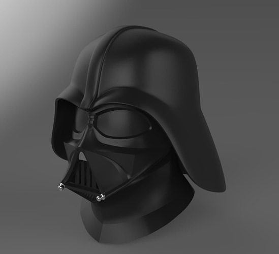 darth vader helmet statue 3D print model