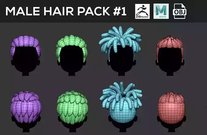 Male Hair Pack 1