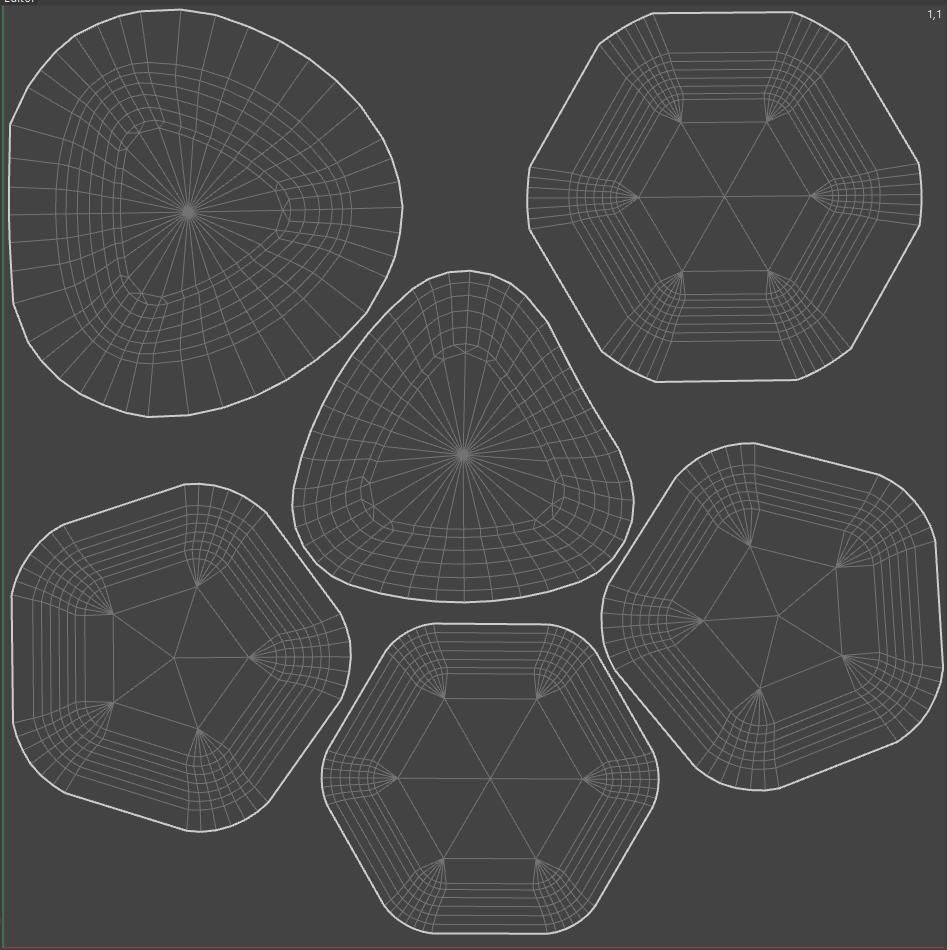 Set of different shaped pills with 4K PBR textures Low-poly 3D model_5