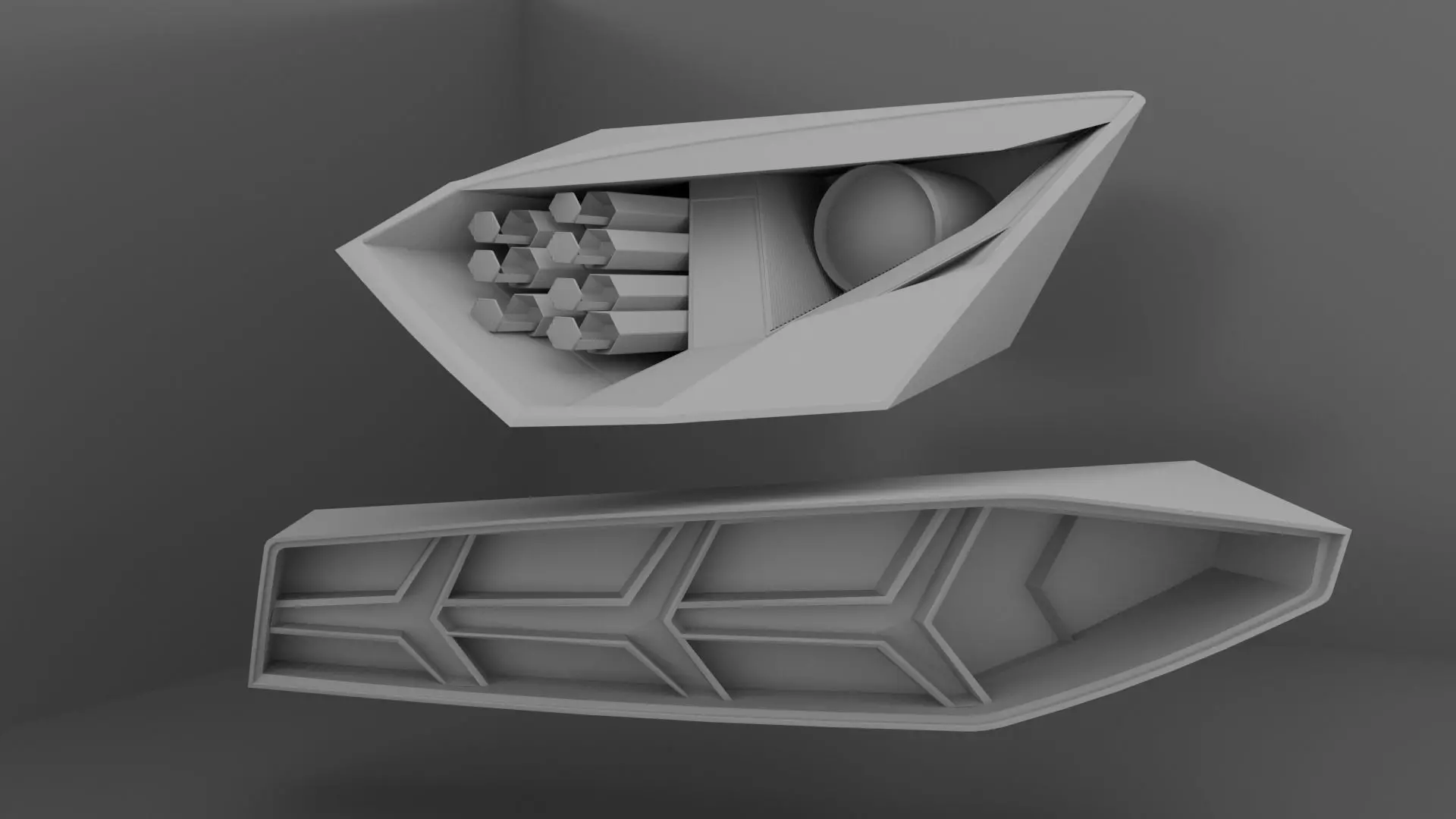 Headlight Rearlight Sport Car 01 3D print model