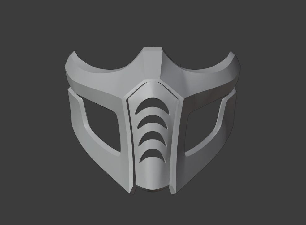 Alternative Sub Zero mask from Mortal Kombat 3D print model_4