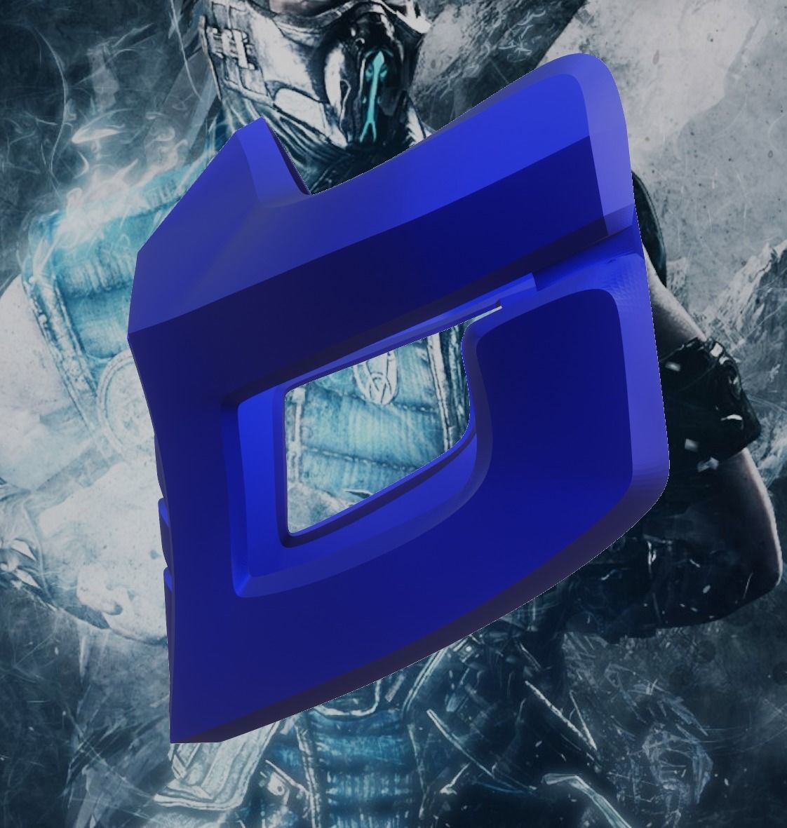 Alternative Sub Zero mask from Mortal Kombat 3D print model_3