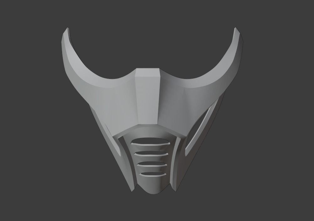 Alternative Sub Zero mask from Mortal Kombat 3D print model_7