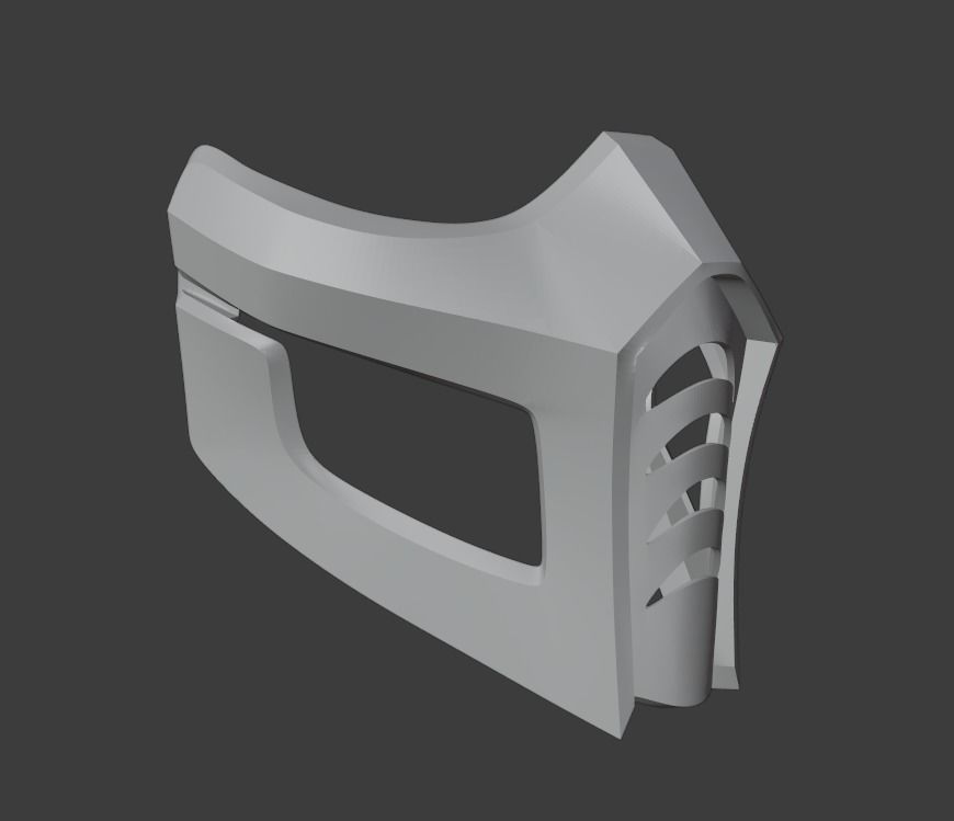 Alternative Sub Zero mask from Mortal Kombat 3D print model_6