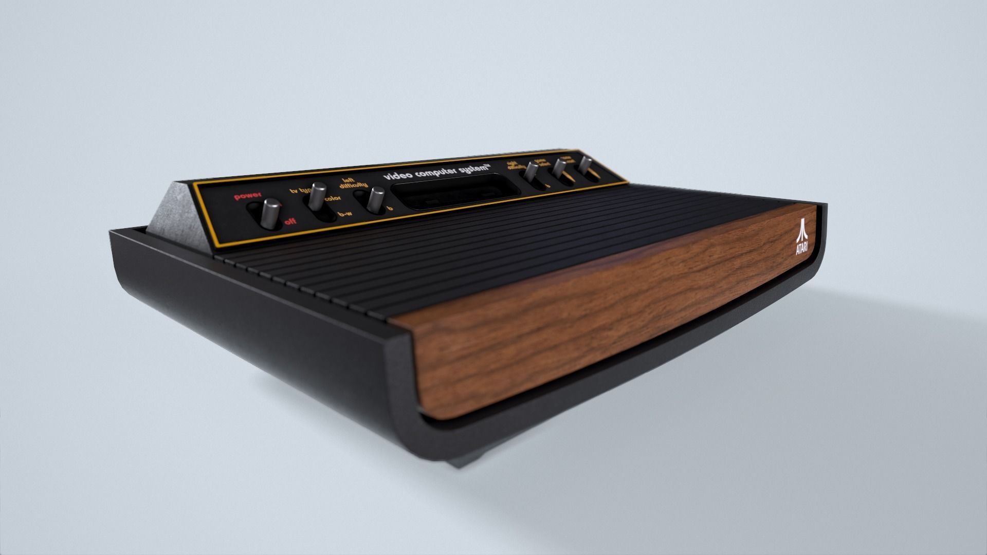 Atari 2600 Low-poly 3D model_2