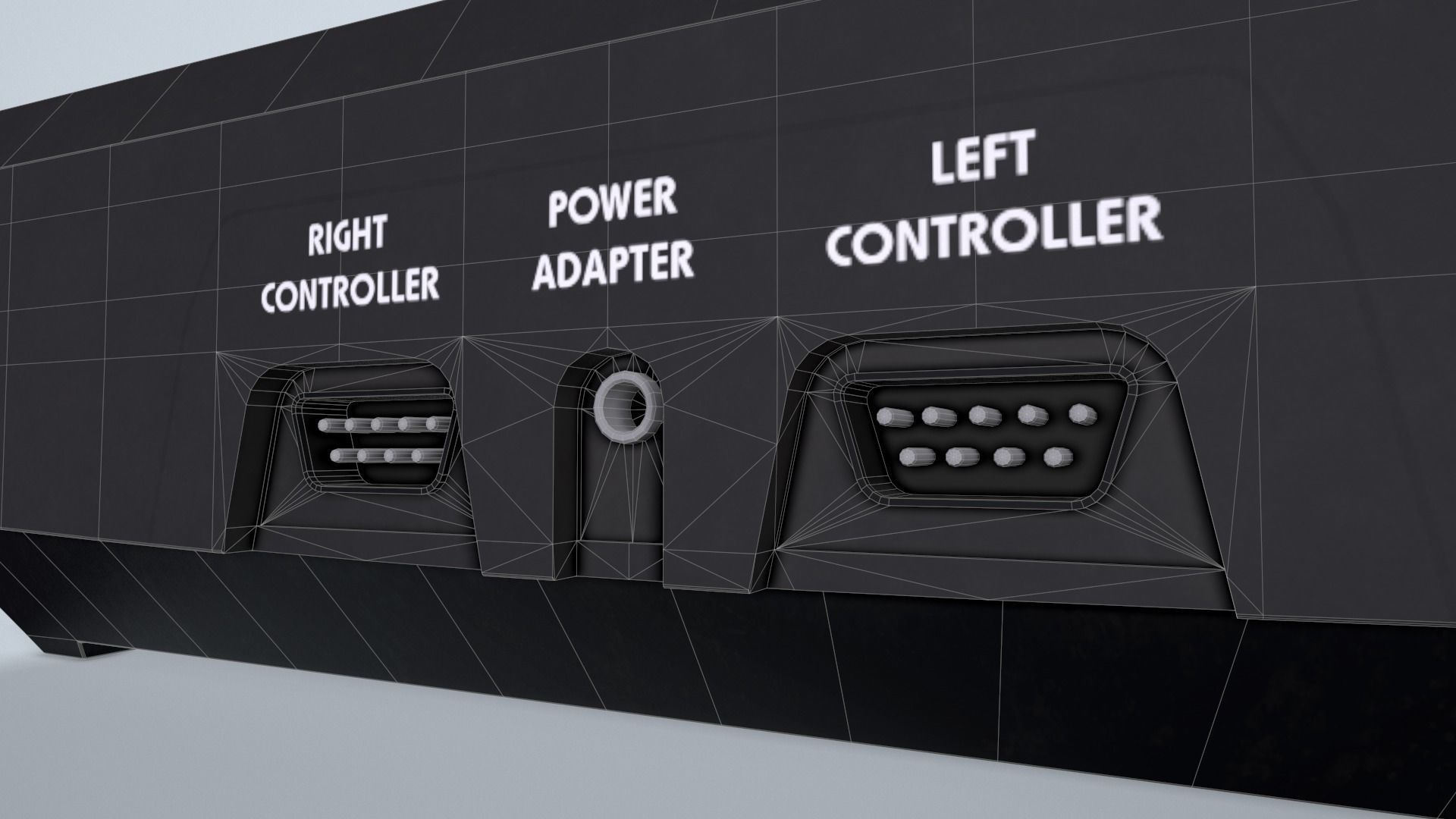 Atari 2600 Low-poly 3D model_9