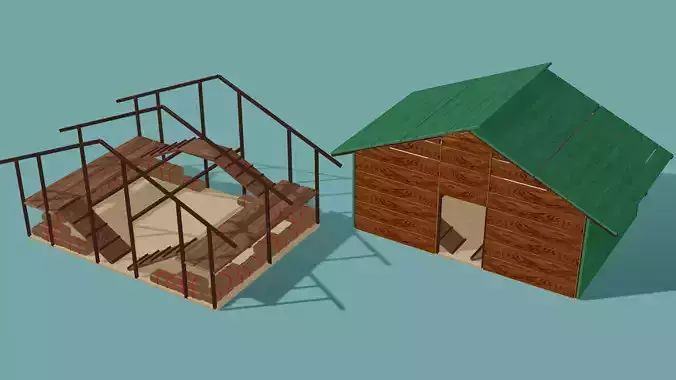 Henhouse with interiors