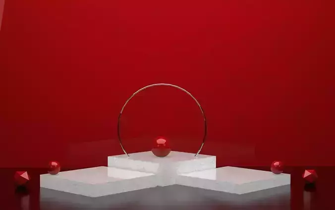 Modern Minimalist Podium Display