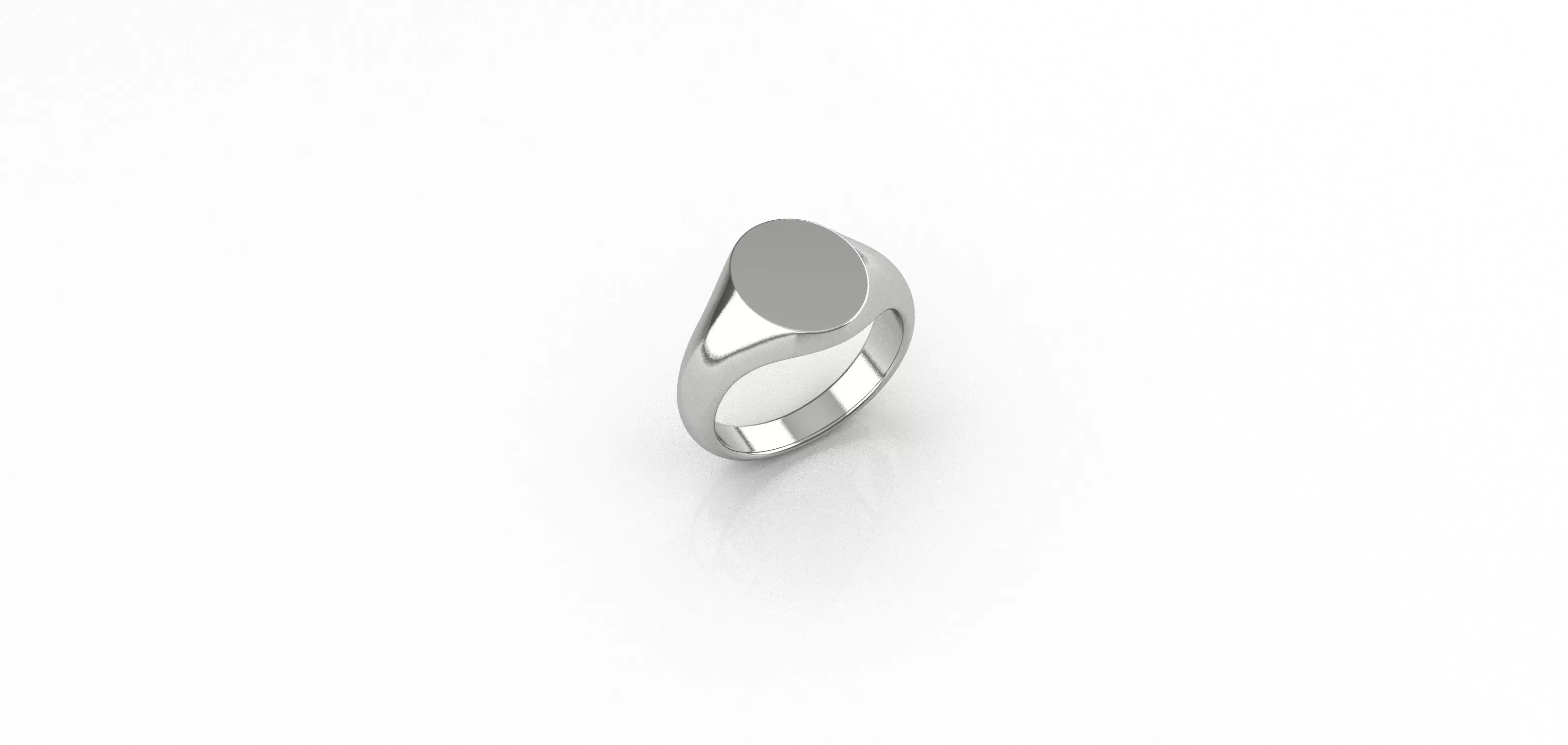 Signet Ring 3D print model_0