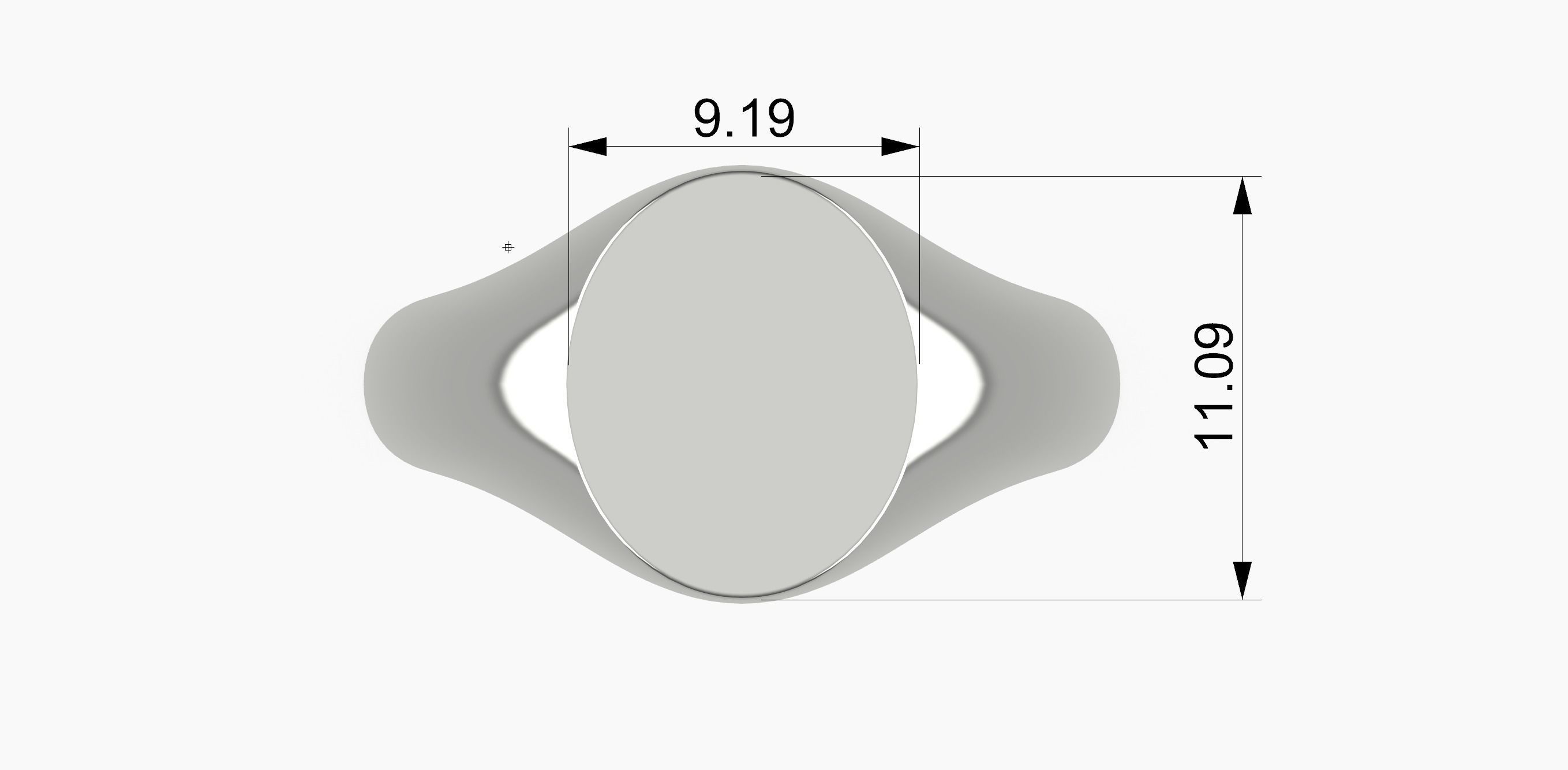 Signet Ring 3D print model_2