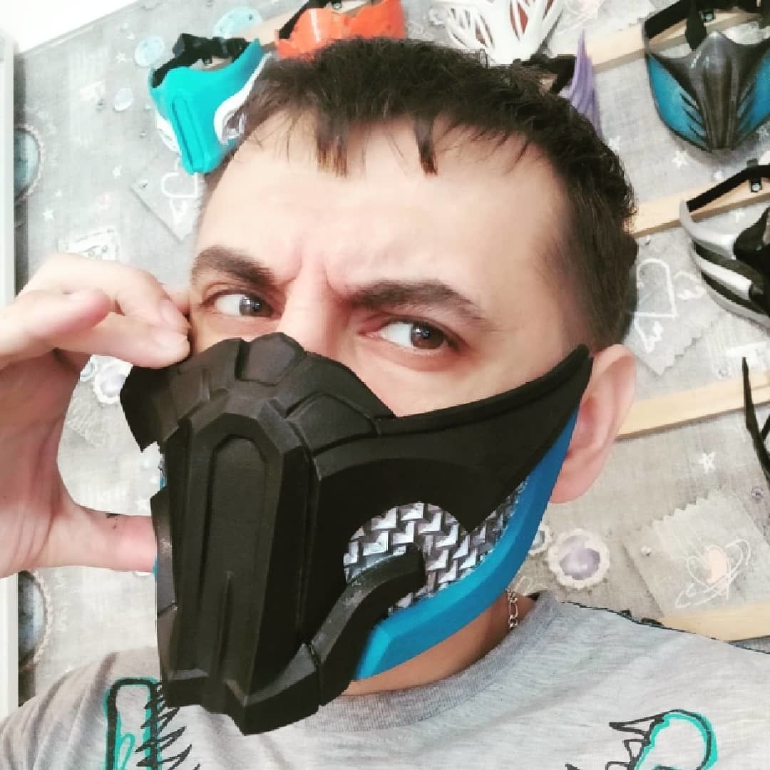 Sub Zero mask from Mortal Kombat 11 - Seeker of Mythologies 3D print model_2