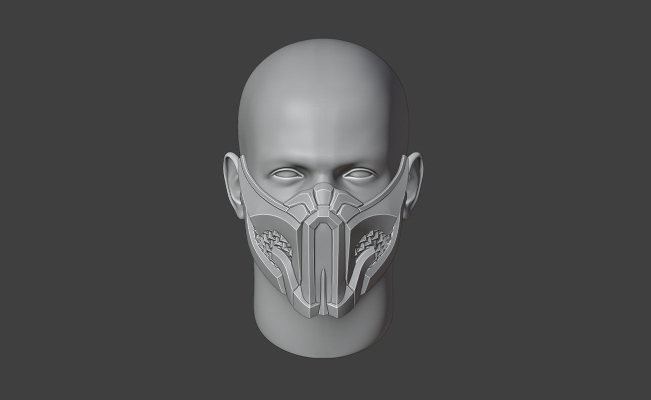 Sub Zero mask from Mortal Kombat 11 - Seeker of Mythologies 3D print model_3