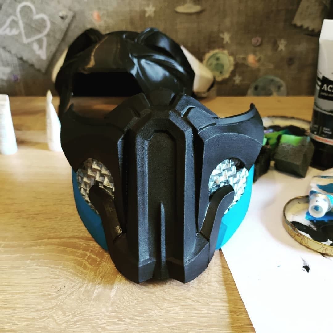 Sub Zero mask from Mortal Kombat 11 - Seeker of Mythologies 3D print model_5