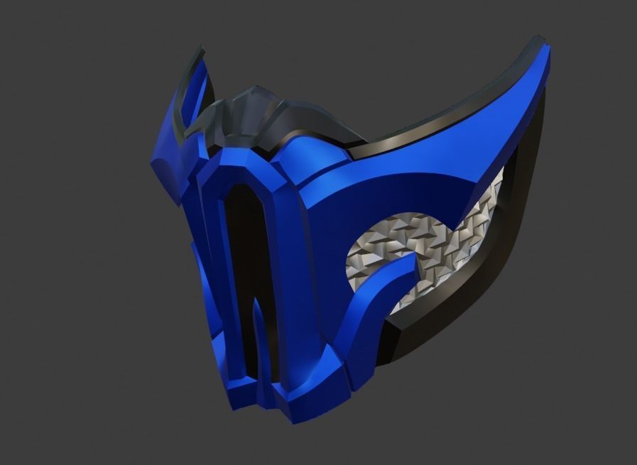 Sub Zero mask from Mortal Kombat 11 - Seeker of Mythologies 3D print model_11