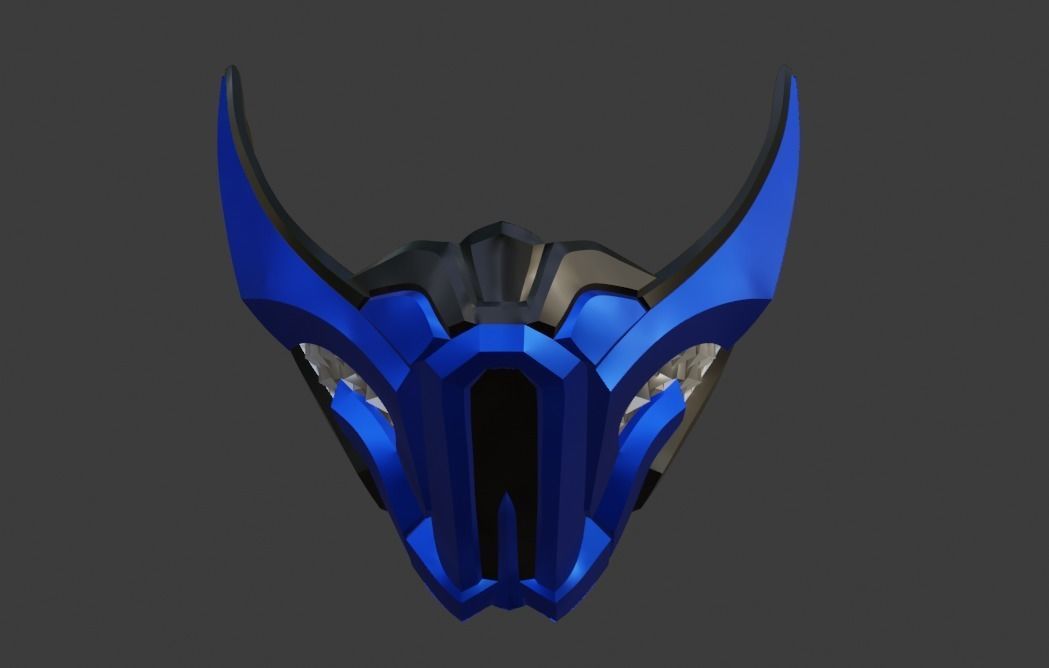 Sub Zero mask from Mortal Kombat 11 - Seeker of Mythologies 3D print model_13