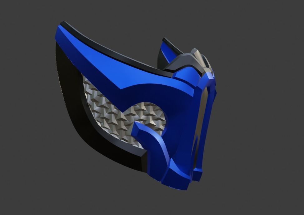 Sub Zero mask from Mortal Kombat 11 - Seeker of Mythologies 3D print model_12