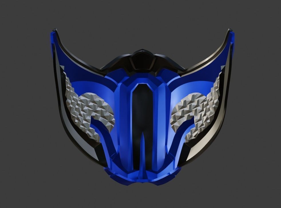 Sub Zero mask from Mortal Kombat 11 - Seeker of Mythologies 3D print model_15