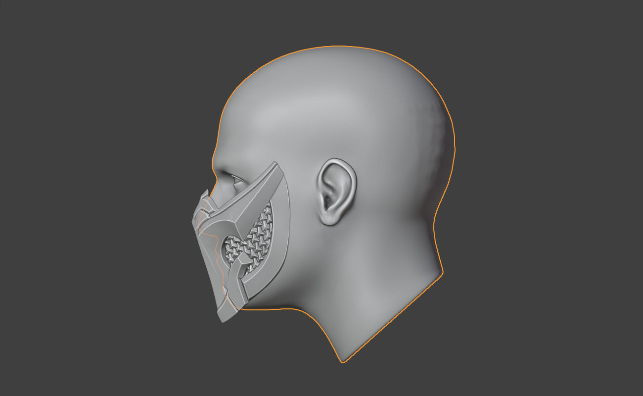 Sub Zero mask from Mortal Kombat 11 - Seeker of Mythologies 3D print model_4